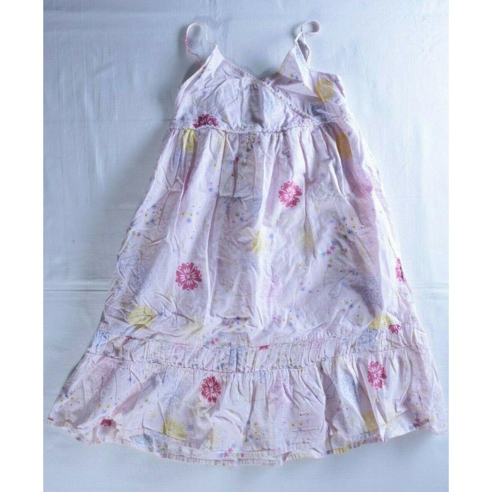 Gap girls sz M summer dress pink smocked back